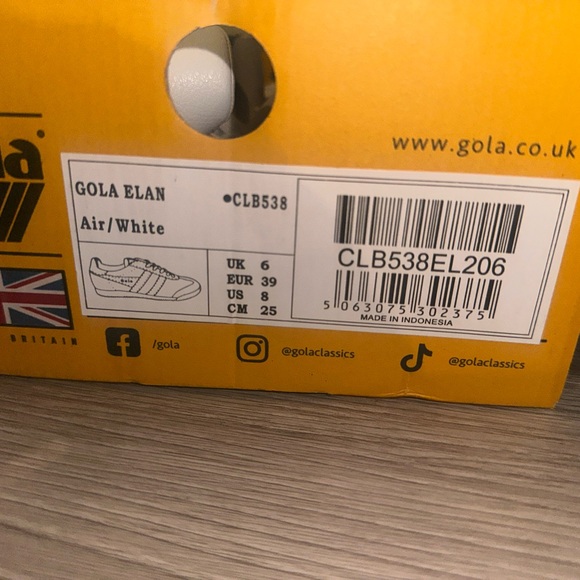 Gola Classic Blue and White Trainers - Picture 6 of 6